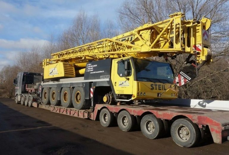 Перевозка негабаритных кранов
